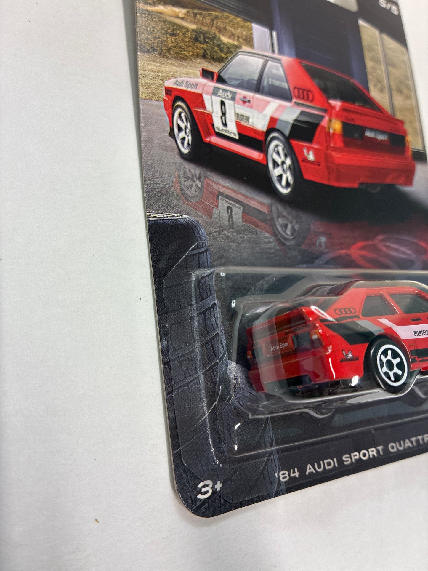 Hot Wheels 1/64 Silver Series '84 Audi Sport Quattro Red - JKY19
