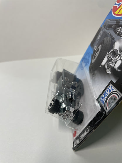 Hot Wheels 1/64 Bone Shaker Mooneyes Grey - Damaged Box