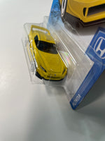 Hot Wheels 1/64 Honda S2000 Yellow Greddy - Damaged Card