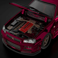 Hot Wheels 1/64 RLC 2024 Selections Car Nissan Skyline GT-R (BNR34) Red - Damaged Box