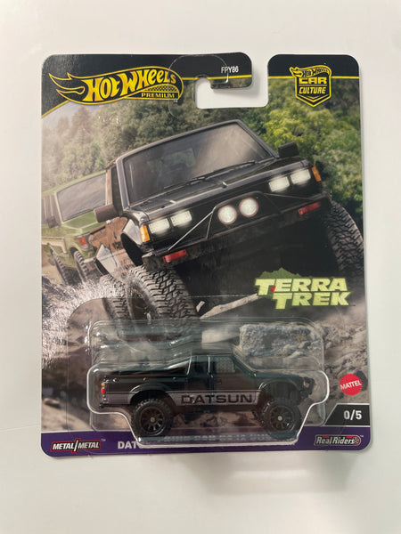 *Chase* Hot Wheels 1/64 Car Culture Terra Trek Datsun King Cab Baja Custom Black