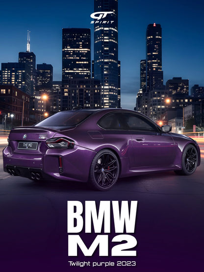GT Spirit 1/18 2023 BMW M2 Purple - GT946