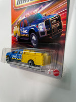 Matchbox 1/64 Ford F-550 Super Duty Yellow & Blue