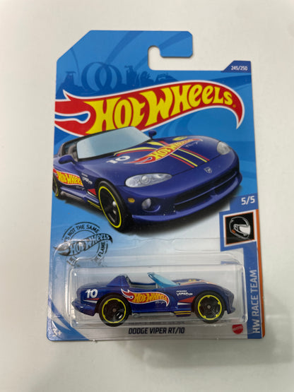 Hot Wheels 1/64 Treasure Hunt Dodge Viper RT/10 Blue - Damaged Box