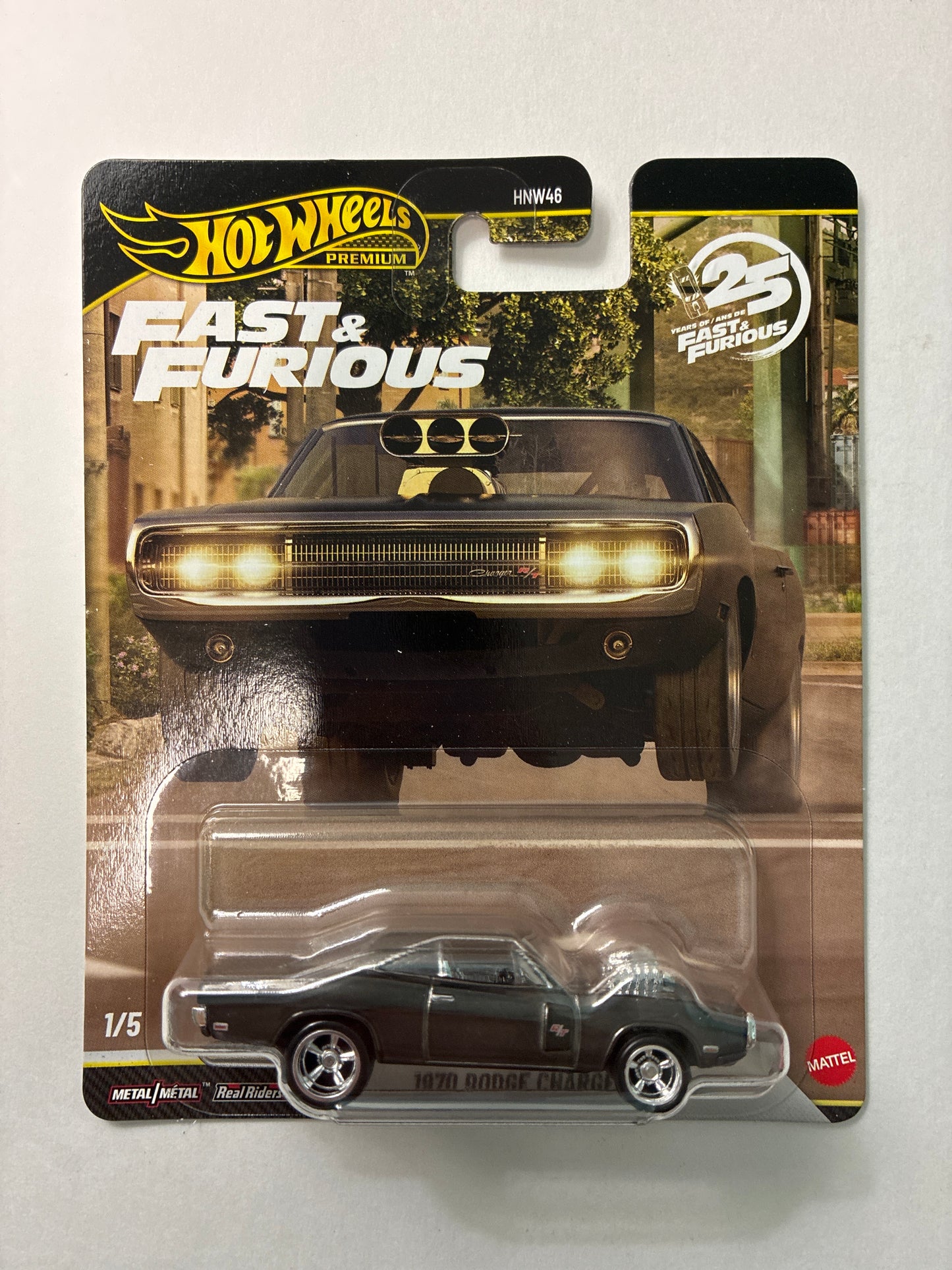 *Chase* Hot Wheels 1/64 Fast & Furious 2026 Mix Q 1970 Dodge Charger R/T Black - JHW74