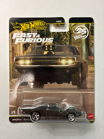 *Chase* Hot Wheels 1/64 Fast & Furious 2026 Mix Q 1970 Dodge Charger R/T Black - JHW74