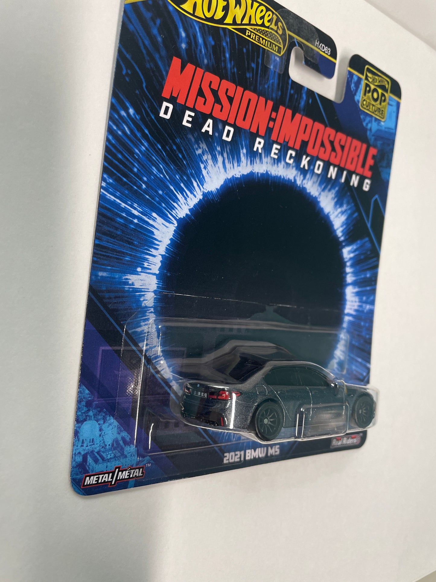 Hot Wheels 1/64 Pop Culture Mission: Impossible Dead Reckoning 2021 BMW M5 Grey