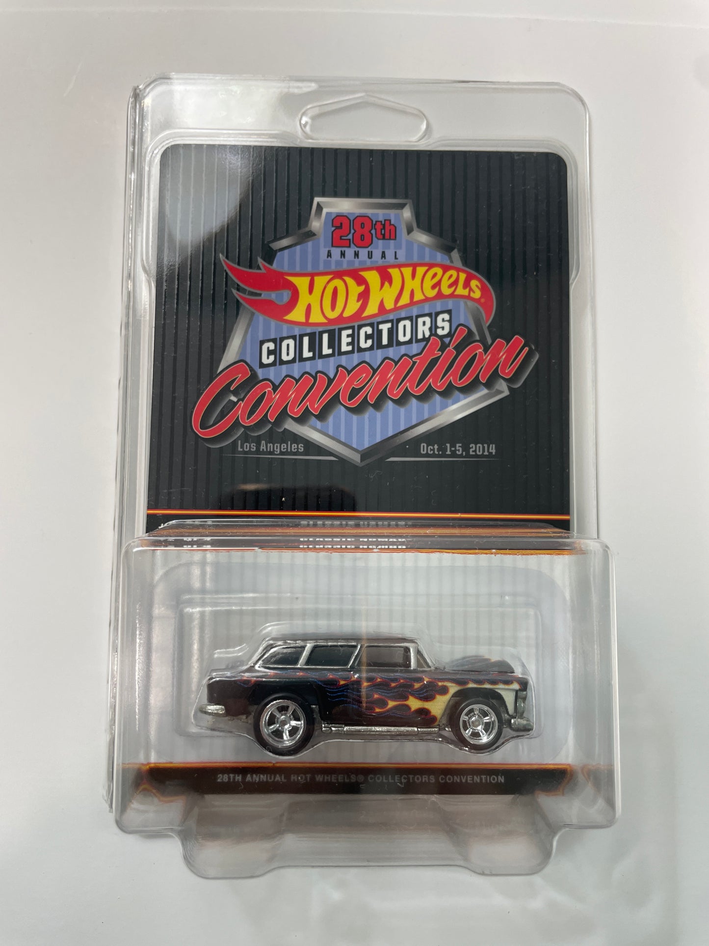 Hot Wheels 1/64 28th Annual Collectors Convention Los Angeles Chevy Classic Nomad Black & Blue