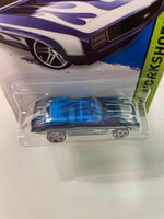 Hot Wheels 1/64 ‘69 Camaro Blue - Damaged Card