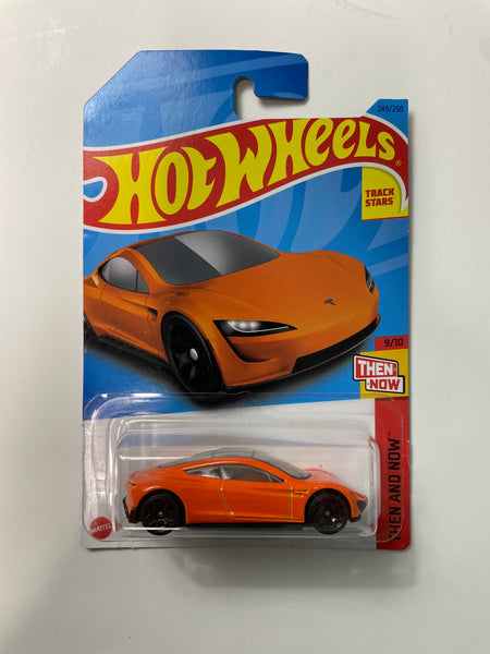 Hot Wheels 1/64 Tesla Roadster Orange