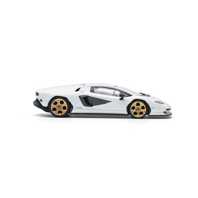 Pop Race 1/64 Lamborghini Countach LPI 800-4 White