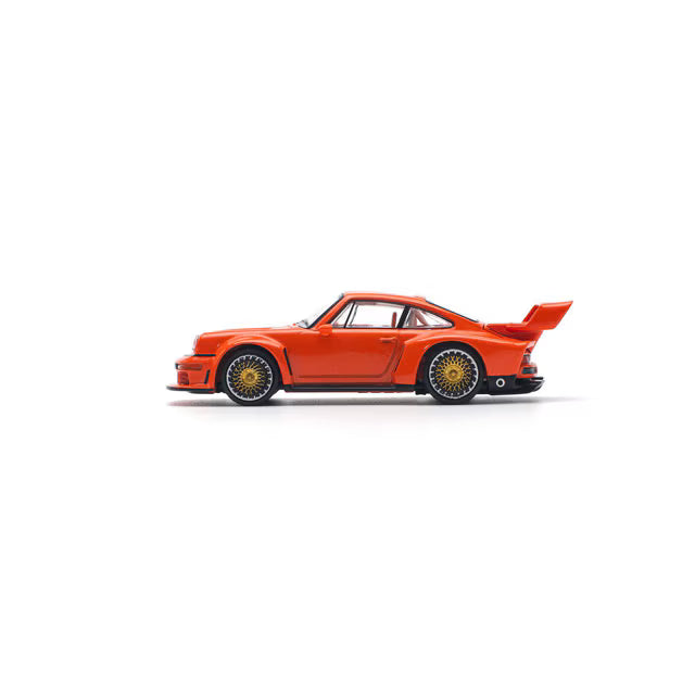 Pop Race 1/64 Porsche Singer DLS Turbo Study Orange - PR64-0131