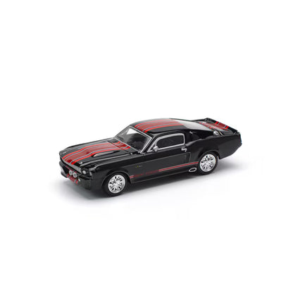 Pop Race 1/64 Ford Shelby Mustang GT500 Dark Chrome - PR64-0218