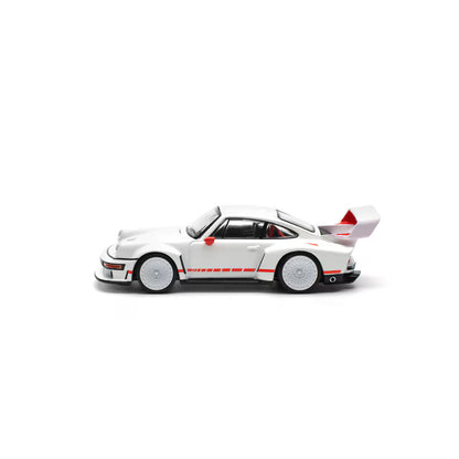 Pop Race 1/64 Porsche Singer DLS Turbo White - Pr64-0226