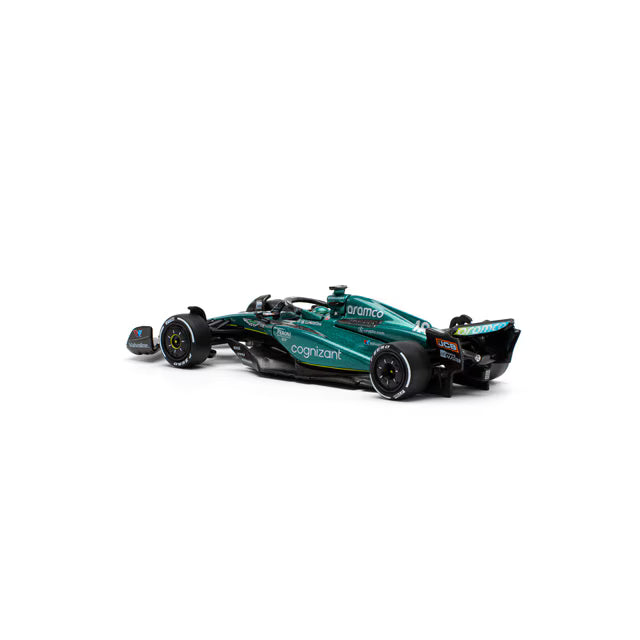 Pop Race 1/64 Aston Martin Aramco AMR23 #18 Black & Green - PR64-0234