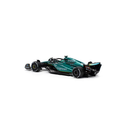 Pop Race 1/64 Aston Martin Aramco AMR23 #18 Black & Green - PR64-0234