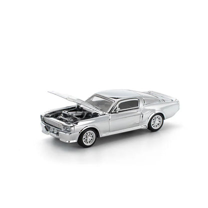 Pop Race 1/64 Ford Shelby Mustang GT500 Chrome - PR64-0312