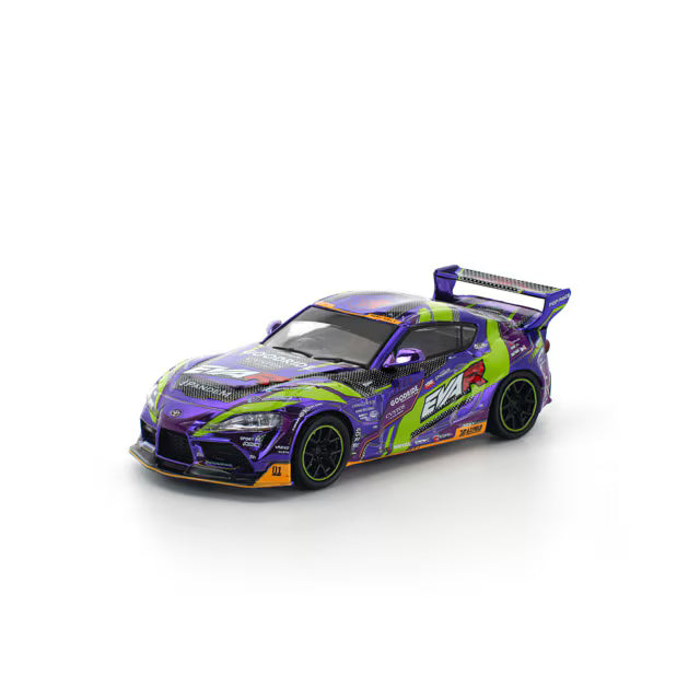Pop Race 1/64 EVA RT Test Type-01 Goodride Pandem GR Toyota Supra Purple - PR64-0311