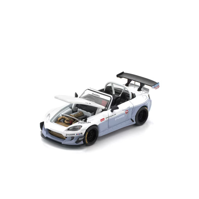 Pop Race 1/64 Pandem Honda S2000 White - Pr64-0300