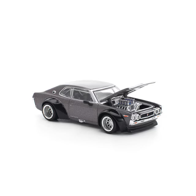 Pop Race 1/64 Laurel C130 Metallic Grey - PR64-0304