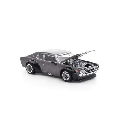 Pop Race 1/64 Laurel C130 Metallic Grey - PR64-0304