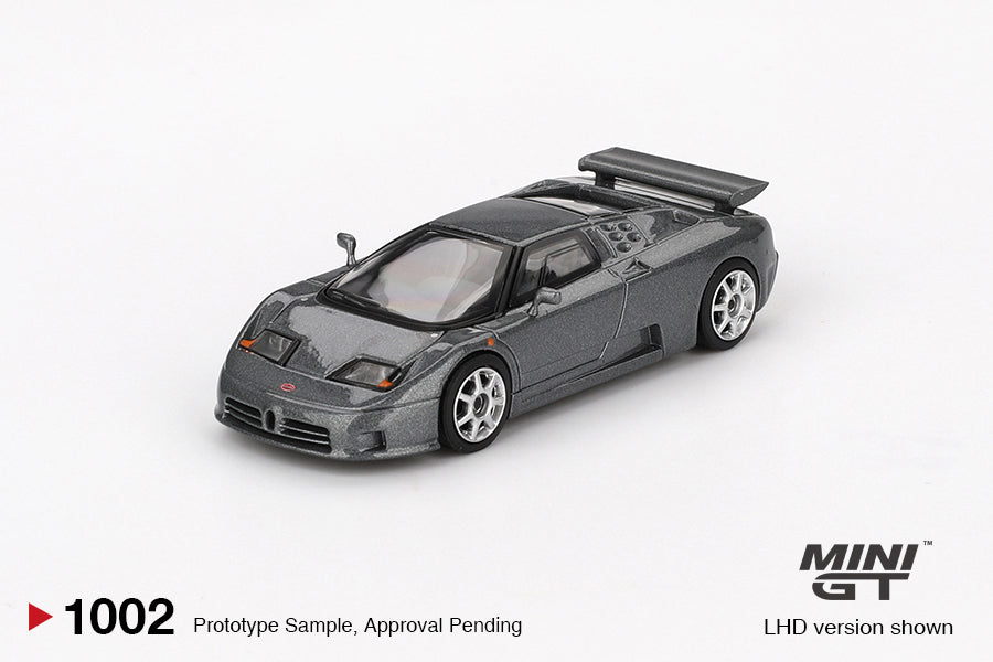Mini GT 1/64 Bugatti EB110 Super Sport Grigio Scuro Grey - MGT01002