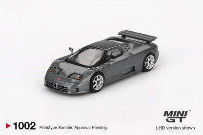 Mini GT 1/64 Bugatti EB110 Super Sport Grigio Scuro Grey - MGT01002
