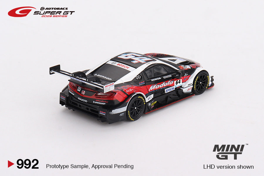 Mini GT 1/64 Honda NSX-GT "Type S" GT500 #64 "Modulo NSX-GT" 2023 SUPER GT Series Modulo Nakajima Racing Black - MGT00992