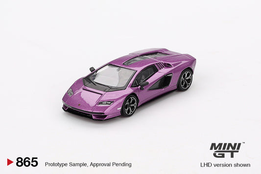 Mini GT 1/64 Lamborghini Countach LPI 800-4 Viola 30th Purple