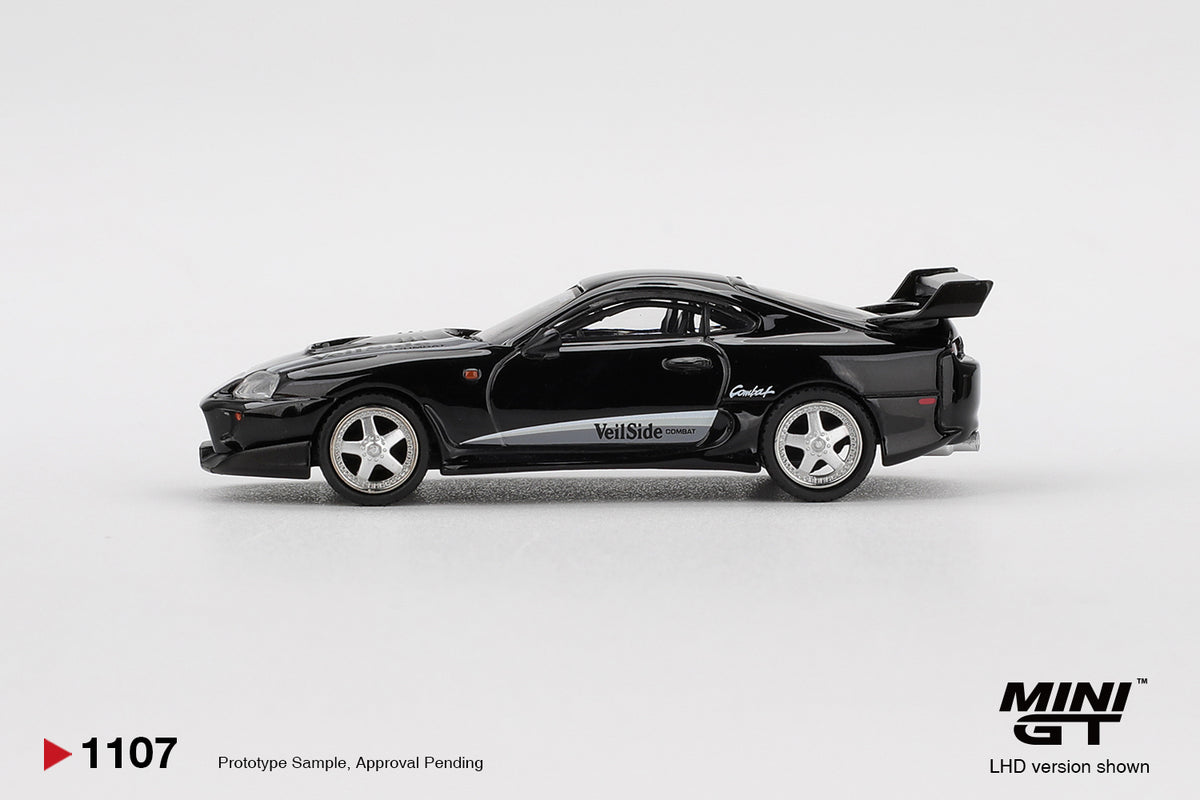 Mini GT 1/64 Toyota Supra VeilSide Combat V-II Black - MGT01107