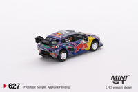 Mini GT 1/64 Ford Puma Rally1 #42 M-Sport Ford WRT 2022 Rally Italia Sardegna 2nd Place Blue