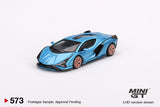 Mini GT 1/64 Lamborghini Sián FKP 37 Blu Aegir