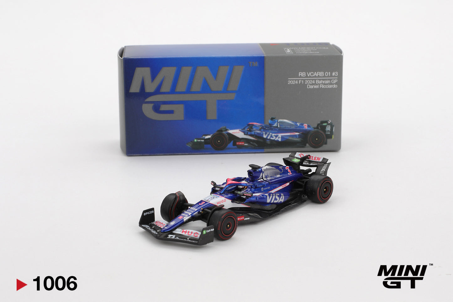 Mini GT 1/64 RB VCARB 01 #3 2024 F1 2024 Bahrain GP V Blue - MGT01006
