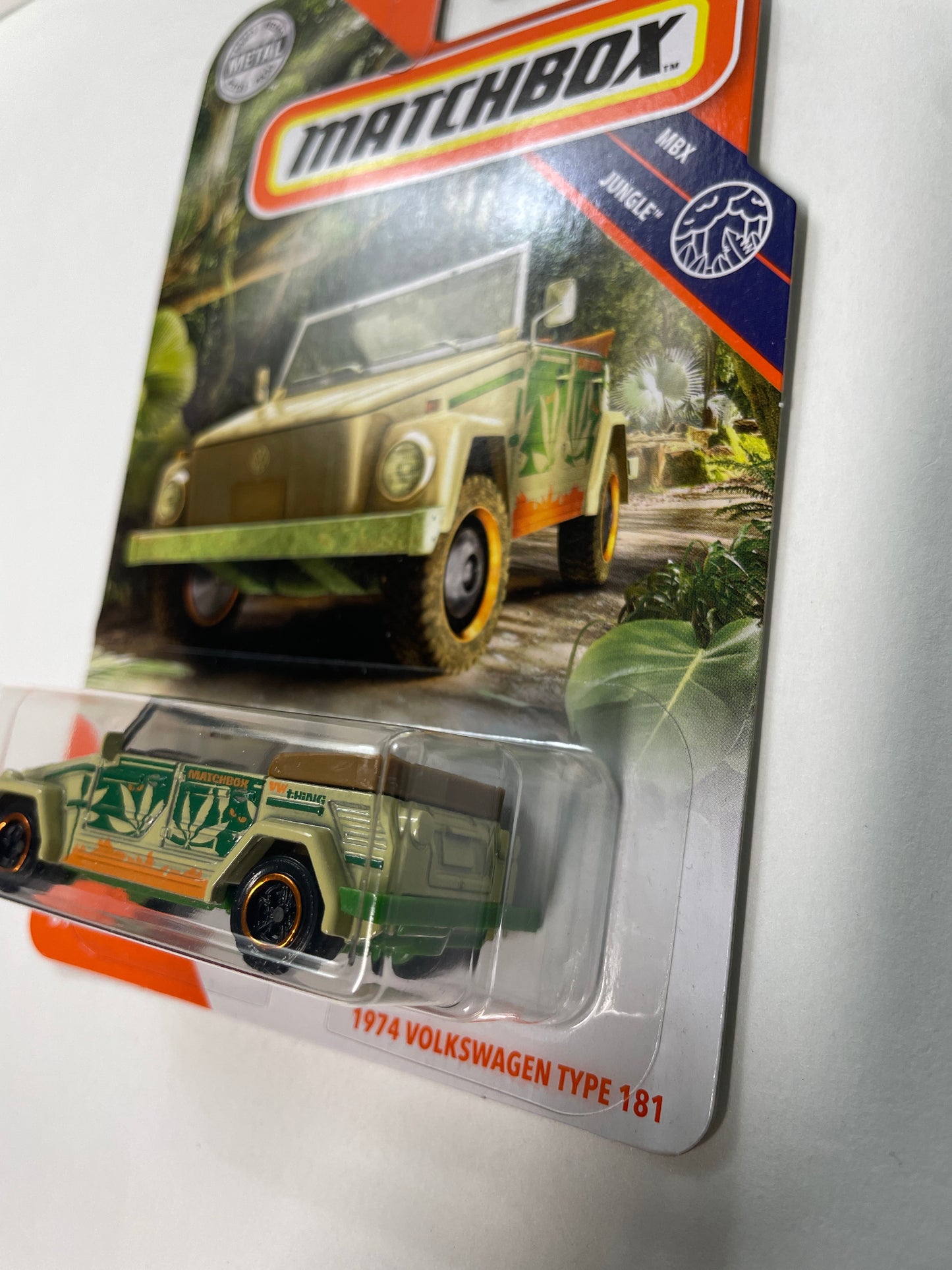 Matchbox 1/64 1974 Volkswagen Type 181 Green