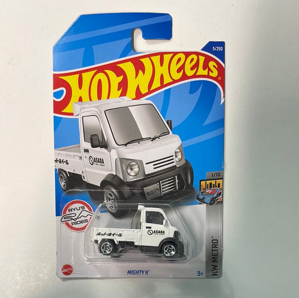 Hot Wheels Mighty K White - Damaged Card