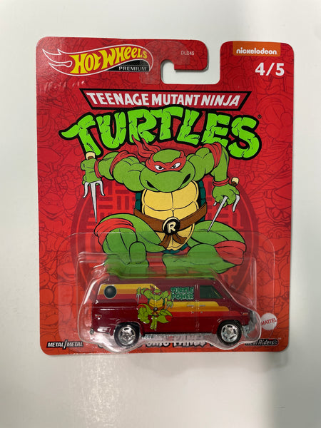 Hot Wheels 1/64 Pop Culture Teenage Mutant Ninja Turtles Custom GMC Panel Van Red