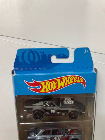 Hot Wheels 1/64 5 Pack Nightburnerz - Damaged Box
