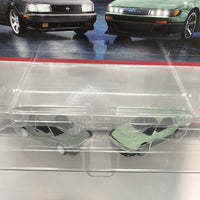 Hot Wheels 1/64 Car Culture Premium 2 Pack ‘91 Nissan Sentra SE-R Grey & Nissan Silvia (S13) Green