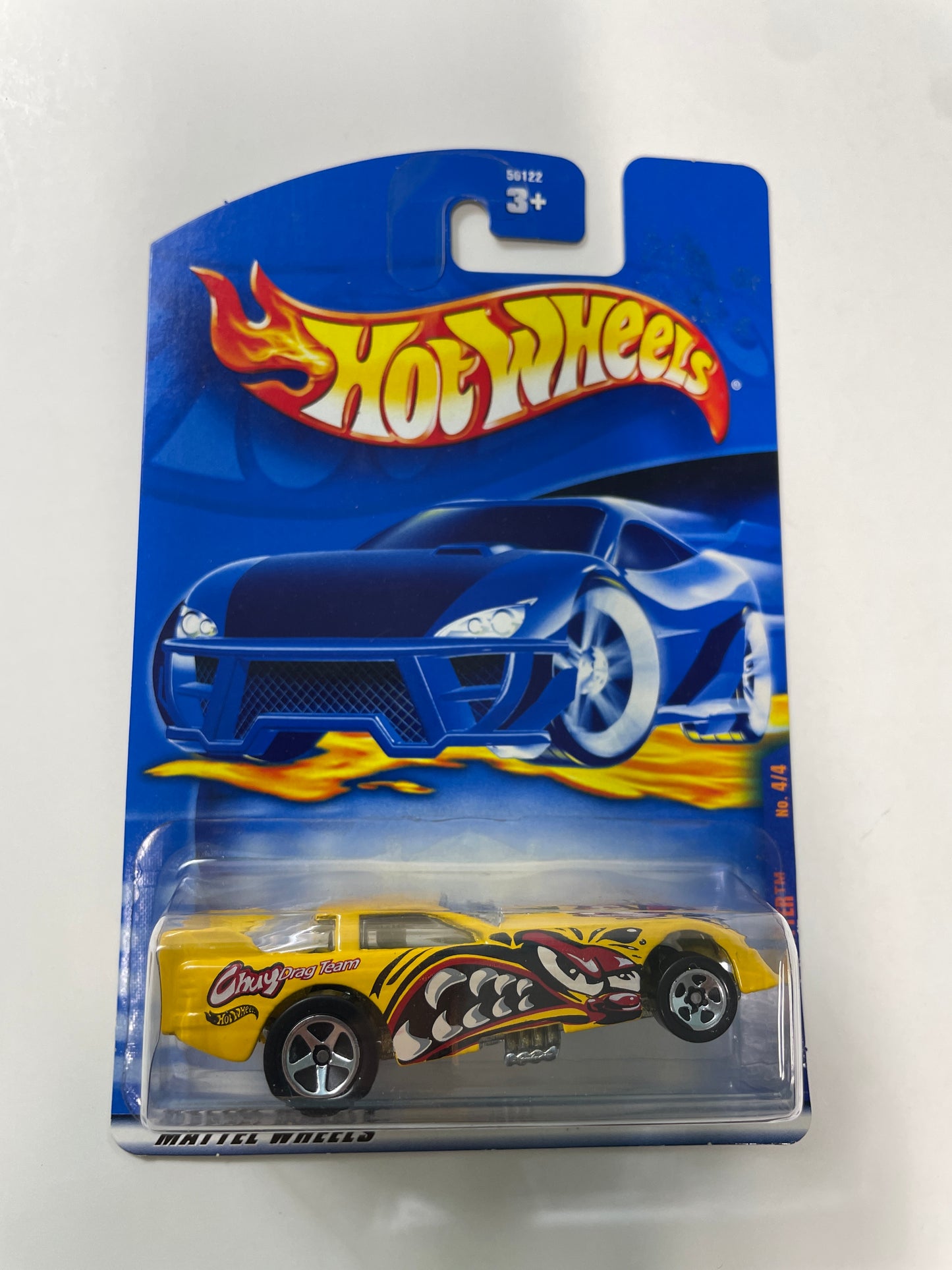 Hot Wheels 1/64 Side-Splitter Yellow - Damaged Box