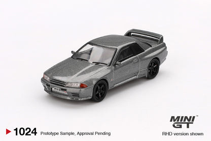 Mini GT 1/64 Nissan Skyline GT-R NISMO BNR32 CRS Version Dark Metal Gray - MGT01024