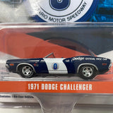 Greenlight 1/64 Hobby Exclusive Ontario Motor Speedway 1971 Dodge Challenger Blue