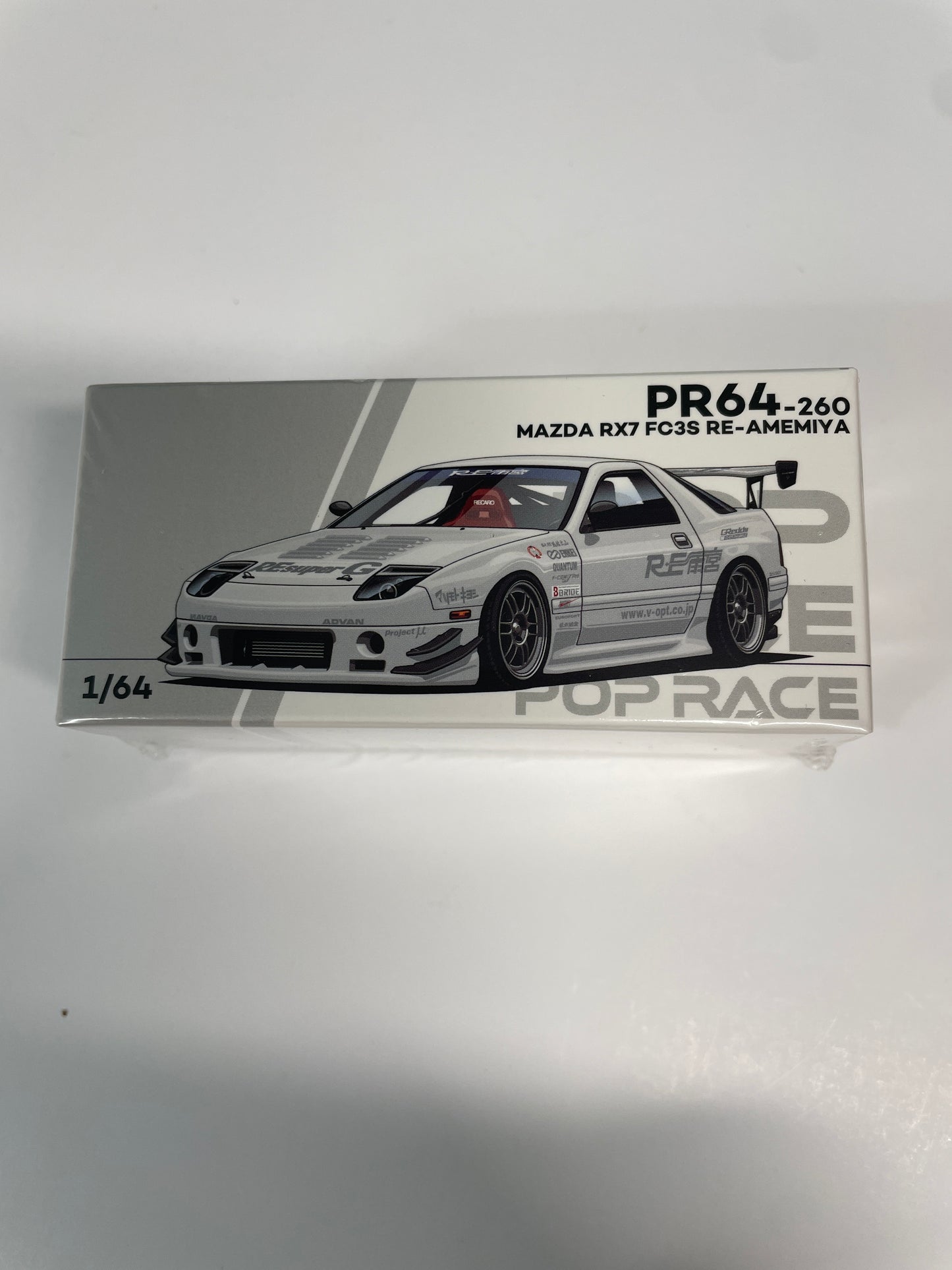 Pop Race 1/64 Mazda RX7 FC3S RE-Amemiya - PR64-0260