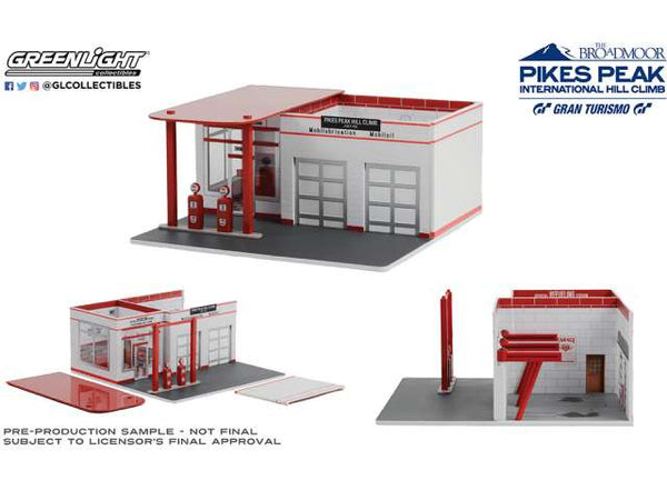 Greenlight 1/64 Pikes Peak Hill Climb Vintage Gas Station