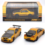 Inno64 1/64  Nissan Skyline GT-R (R34) Top Secret Malaysia Diecast Expo 2024 Special Edition Gold