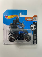 Hot Wheels 1/64  BMW K 1300 R Short Card Black & Blue - Damaged Card