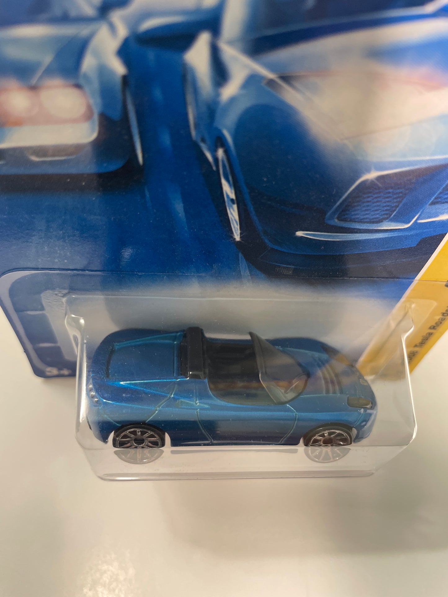 Hot Wheels 1/64 2008 Tesla Roadster Blue