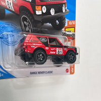 Hot Wheels 1/64 Range Rover Classic Castrol Red