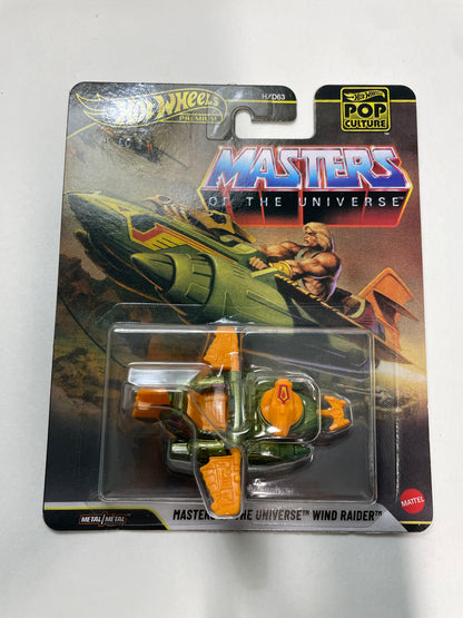 Hot Wheels 1/64 Pop Culture Masters Of The Universe Wind Raider Green & Orange - JHW91