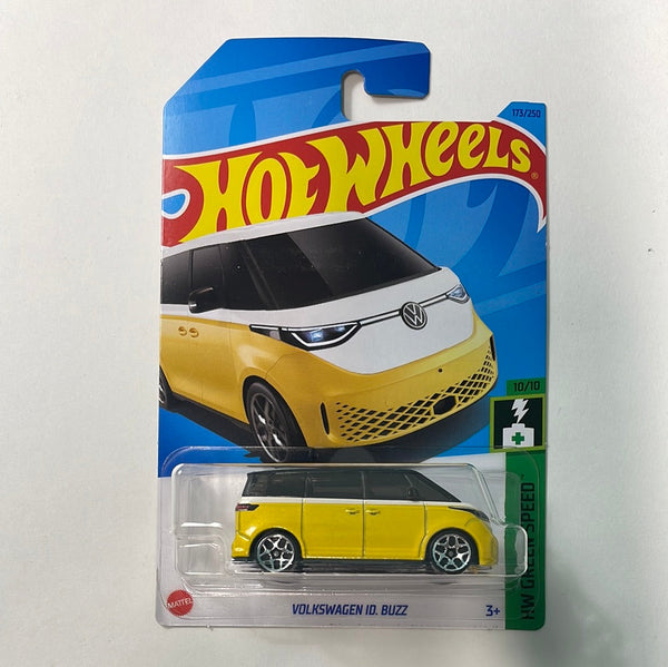 *Japan Card* Hot Wheels 1/64 Volkswagen ID. Buzz Yellow - Damaged Box
