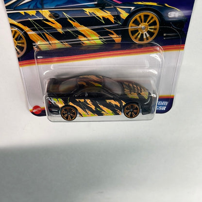 Hot Wheels 1/64 Neon Speeders Custom ‘01 Acura Integra GSR Black & Orange